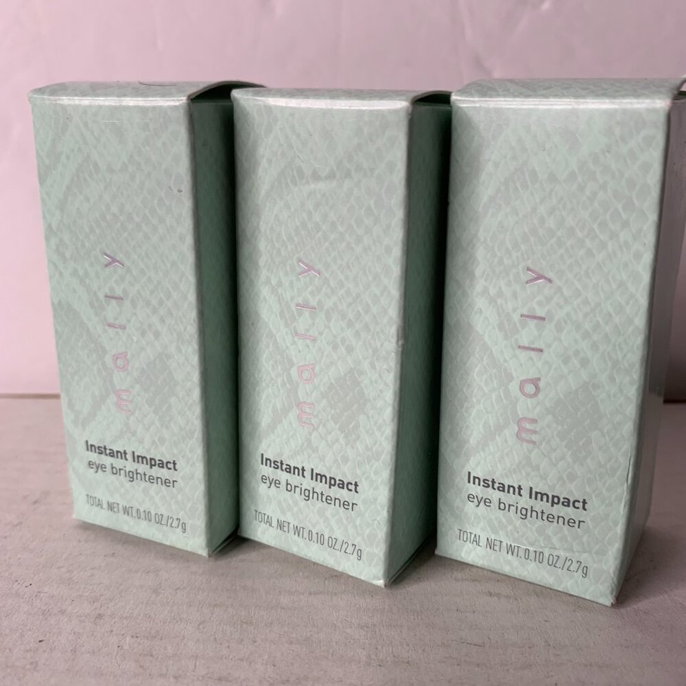 Mally Instant Impact Eye Brightener * LIGHTER* 0.10 Oz / 2.7g SET OF 3 NEW